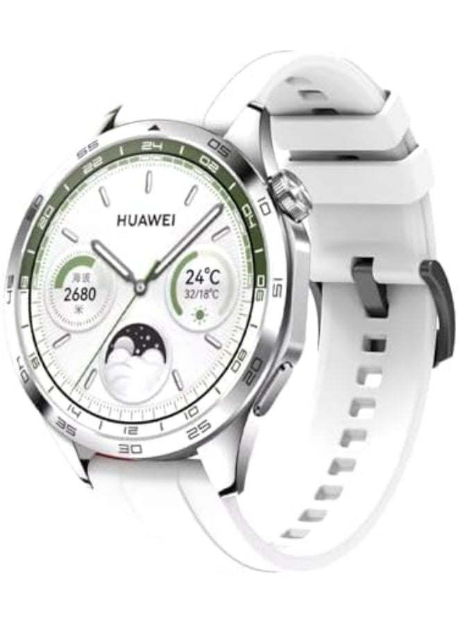 فكرة حزام سيليكون 22 مم لساعة  Watch GT4 46 مم | GT5 Pro | GT5 46 مم | GT3 | GT2 | GT2 Pro | Watch 4/4 Pro | Watch 3/3 Pro | GT3 Pro | GT Runner - Image 1